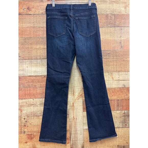 Banana Republic Slim Bootcut Jeans Petite 26/2 Dark Wash Cotton/Polyester/Spande - Picture 4 of 6